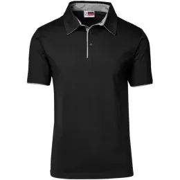 Mens Delta Golf Shirt Black